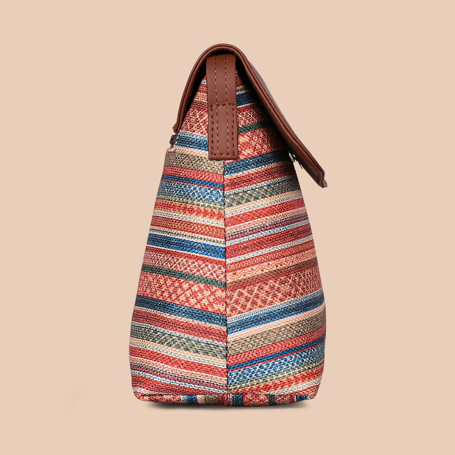 Assam Tapestry Flap Sling Bag