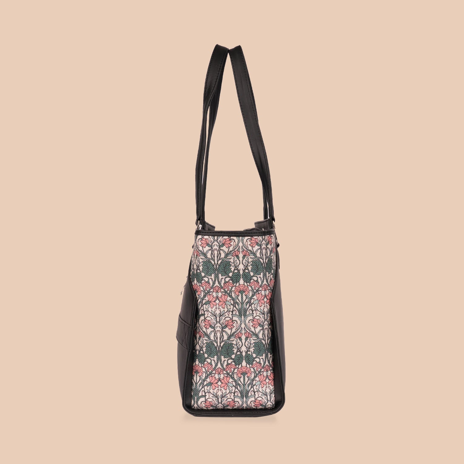 Hooghly Nouveau & Paisley Print - Classic Business Bag & Structured Shoulder Bag Combo