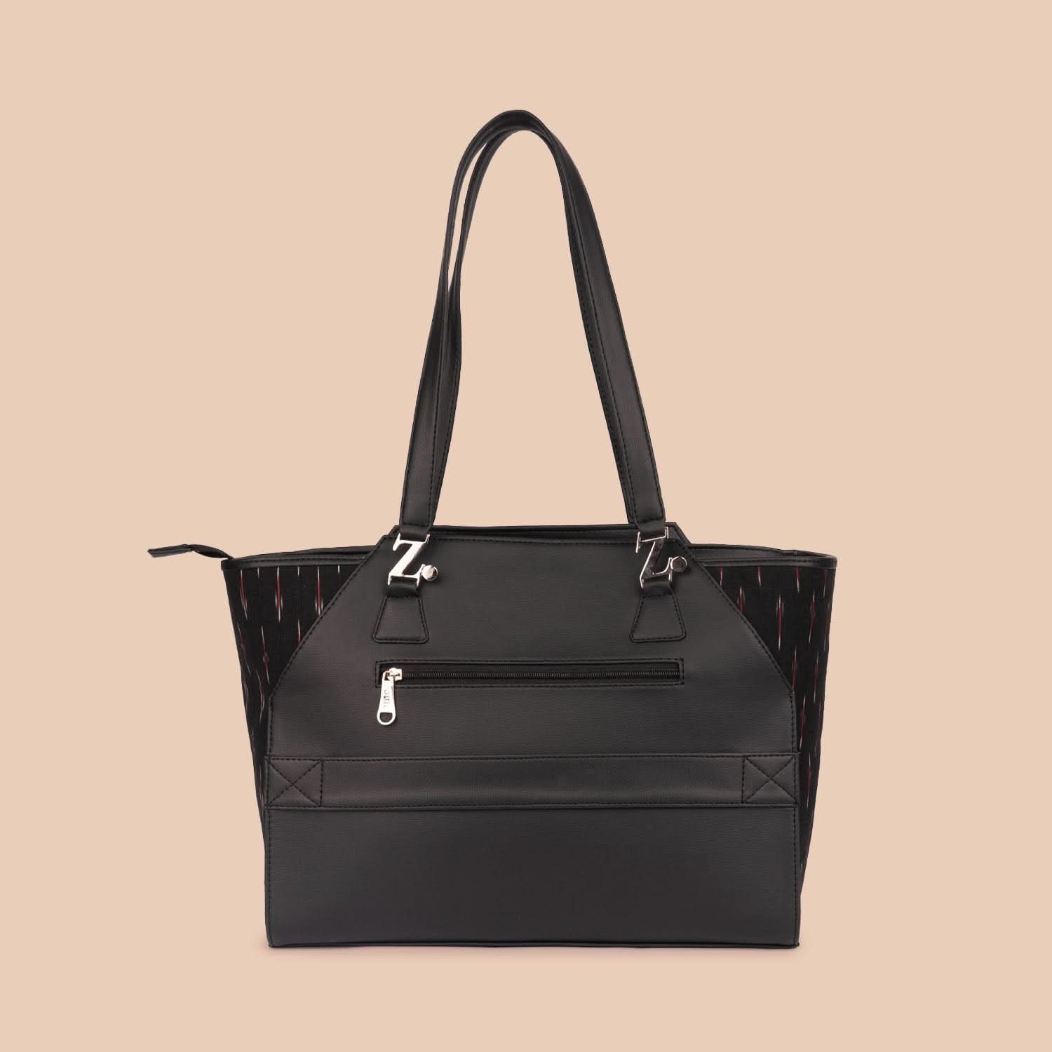 Ikat GreRed - Classic Business Bag & Structured Shoulder Bag Combo