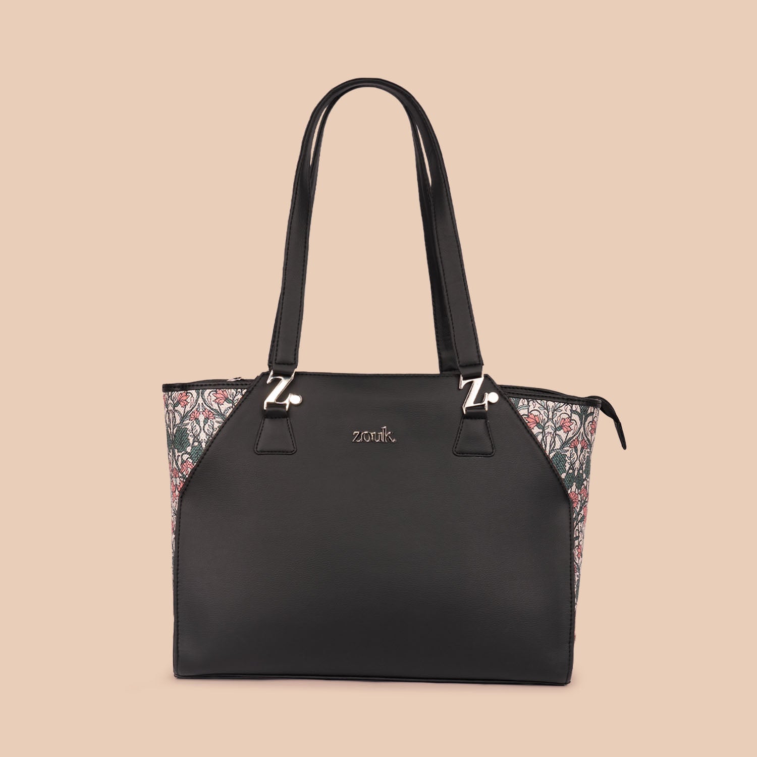 Hooghly Nouveau & Paisley Print - Classic Business Bag & Structured Shoulder Bag Combo