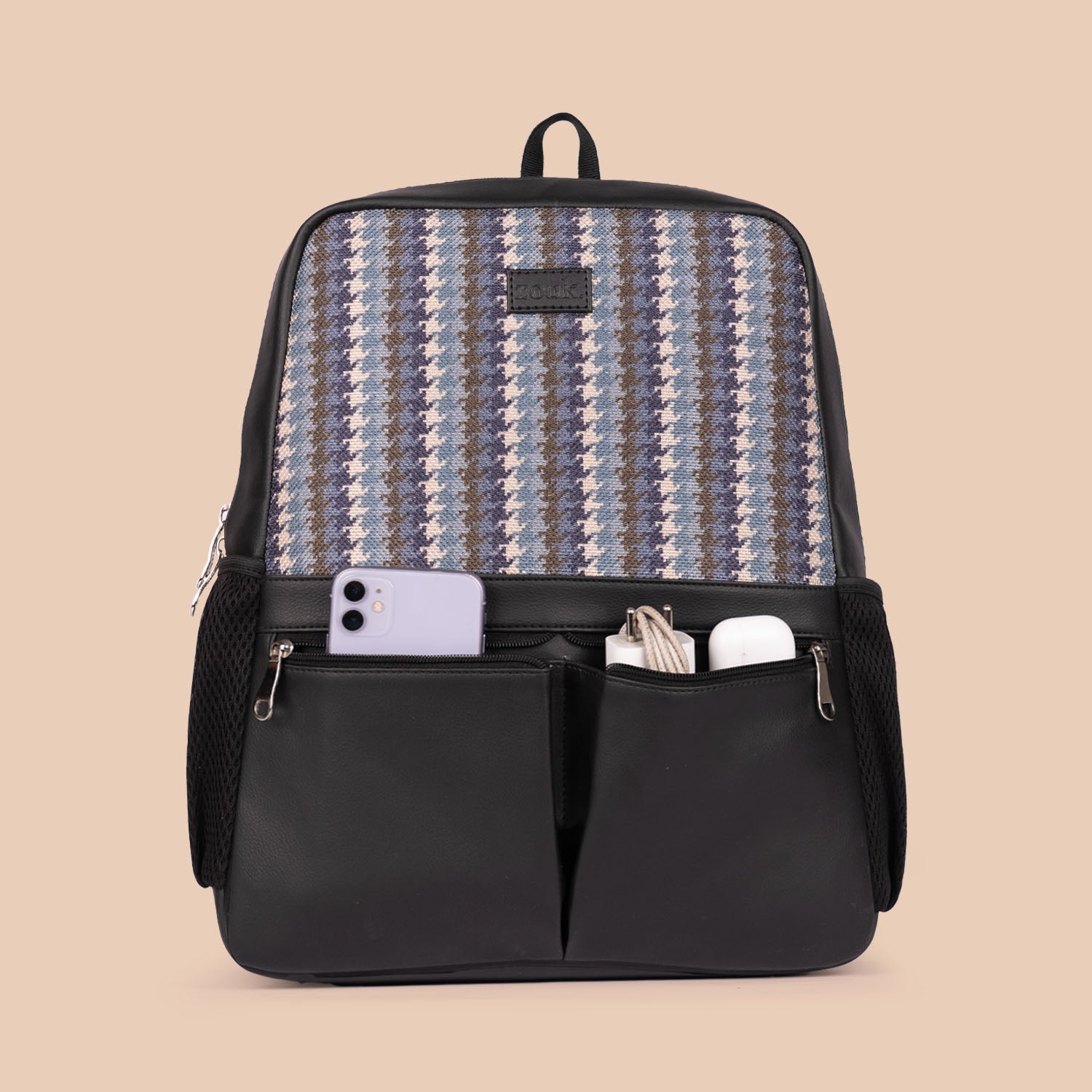 Bombay Houndstooth Office Backpack