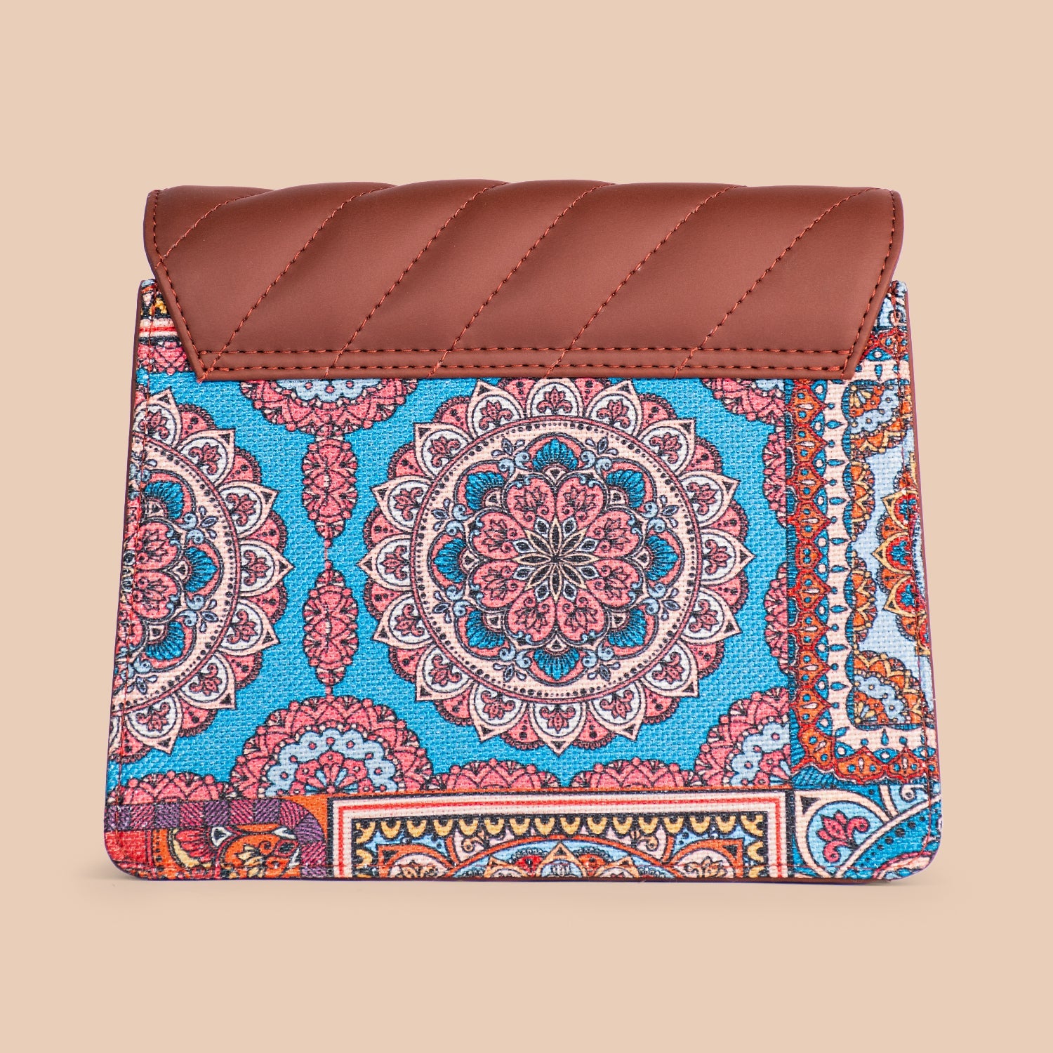 ZIP-Multicolor Mandala Print Beyond Basic Sling Bag