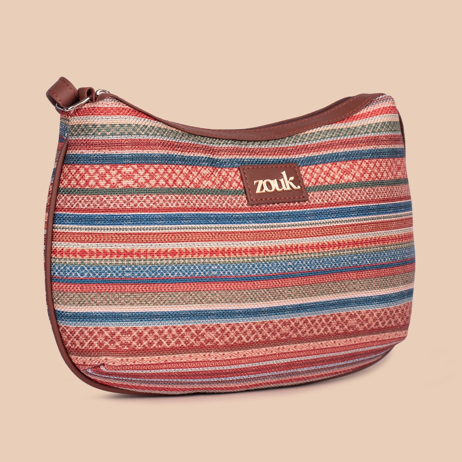 Assam Tapestry Structured Shoulder Bag