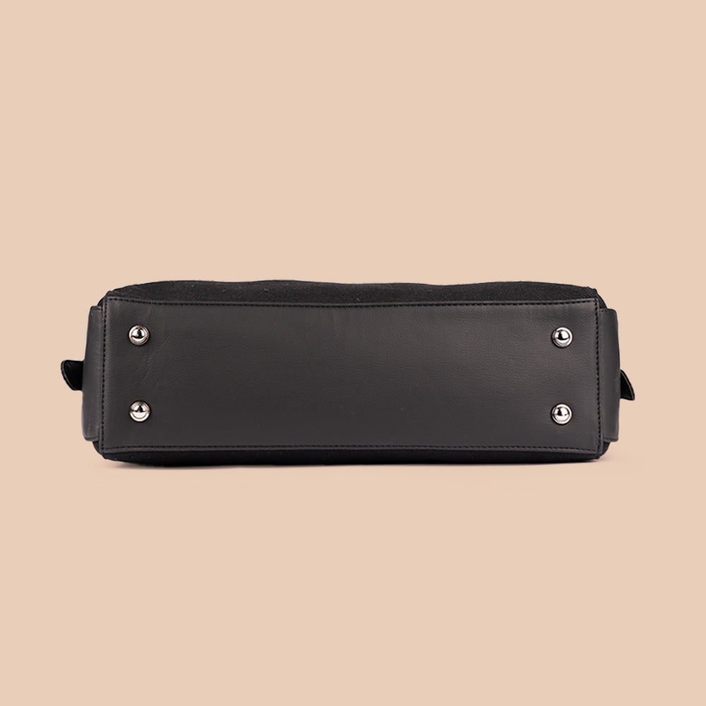 Jet Black Women's Work Bag