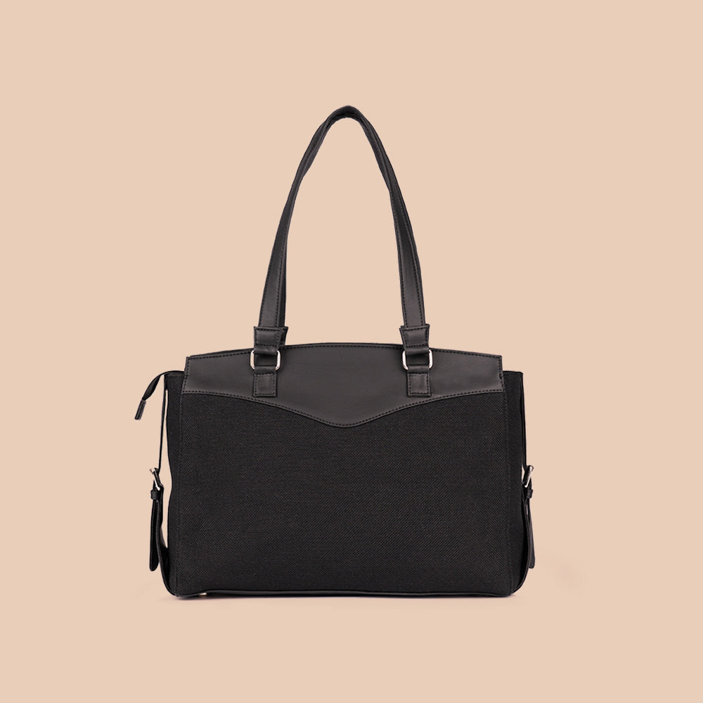 Jet Black Women's Work Bag