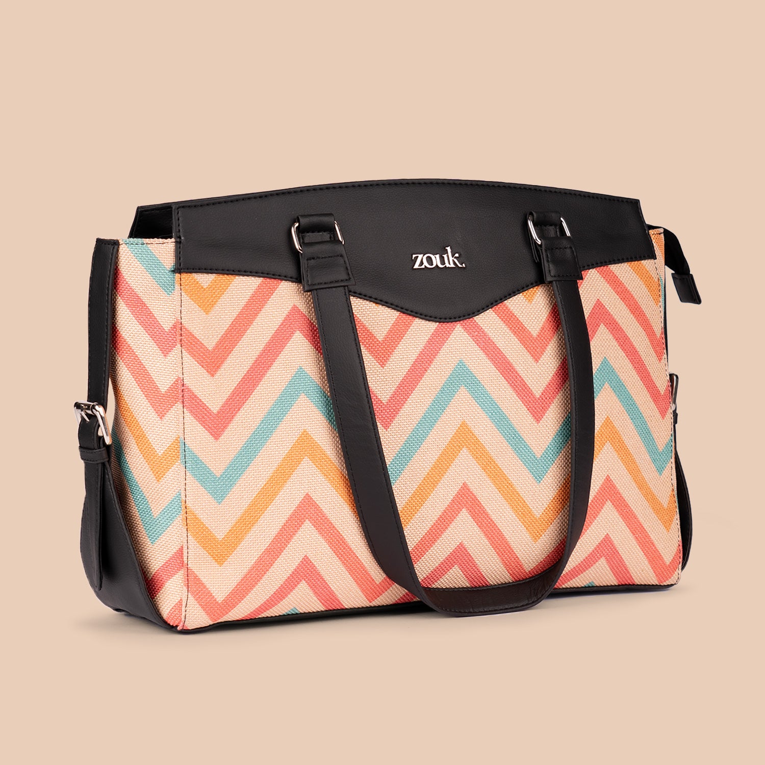 WavBeach - Women's Work Bag & Classic Zipper Wallet Combo