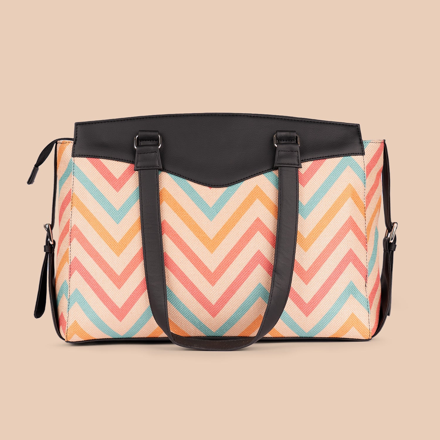 WavBeach - Women's Work Bag & Classic Zipper Wallet Combo