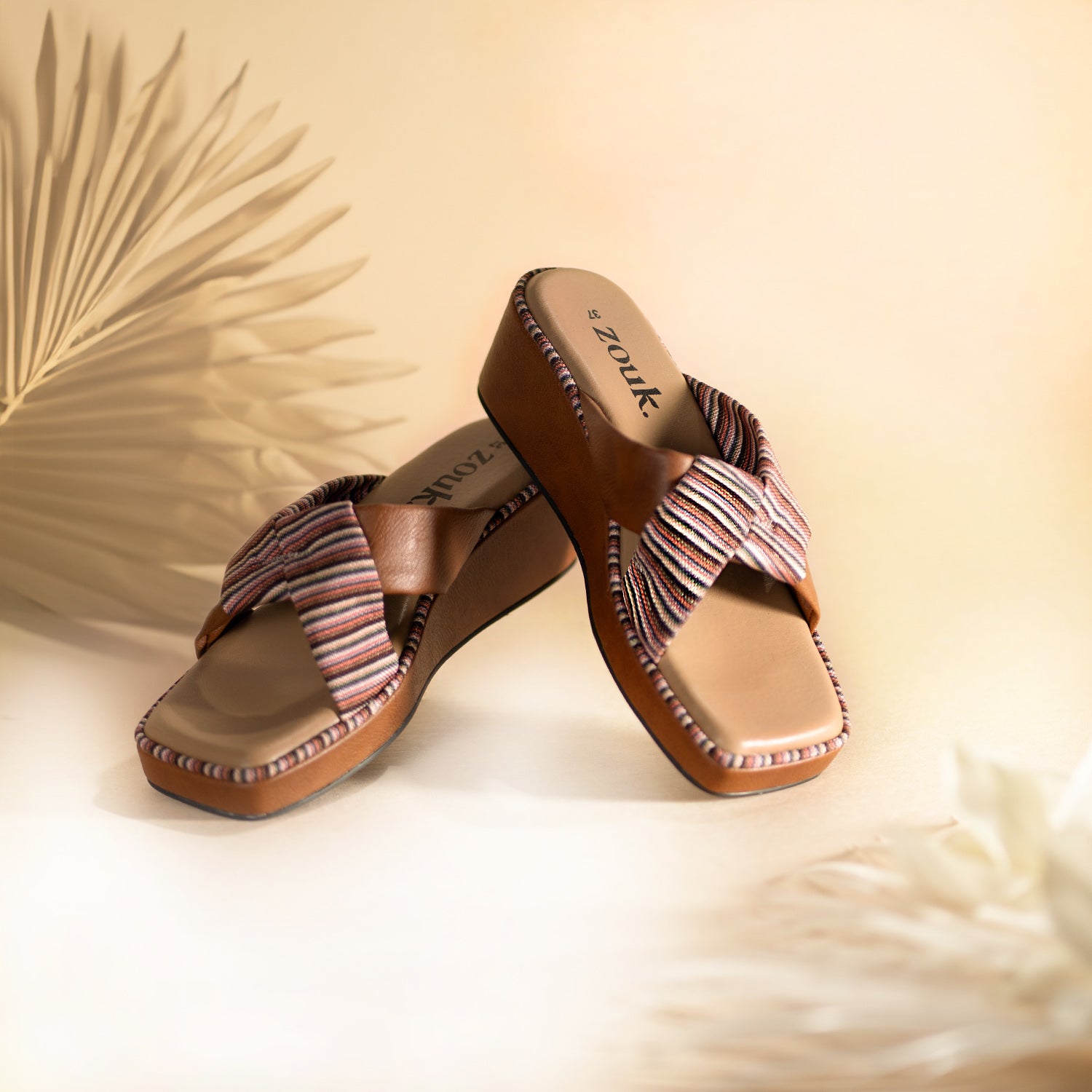 Rohtang Stripes Cross Wedges
