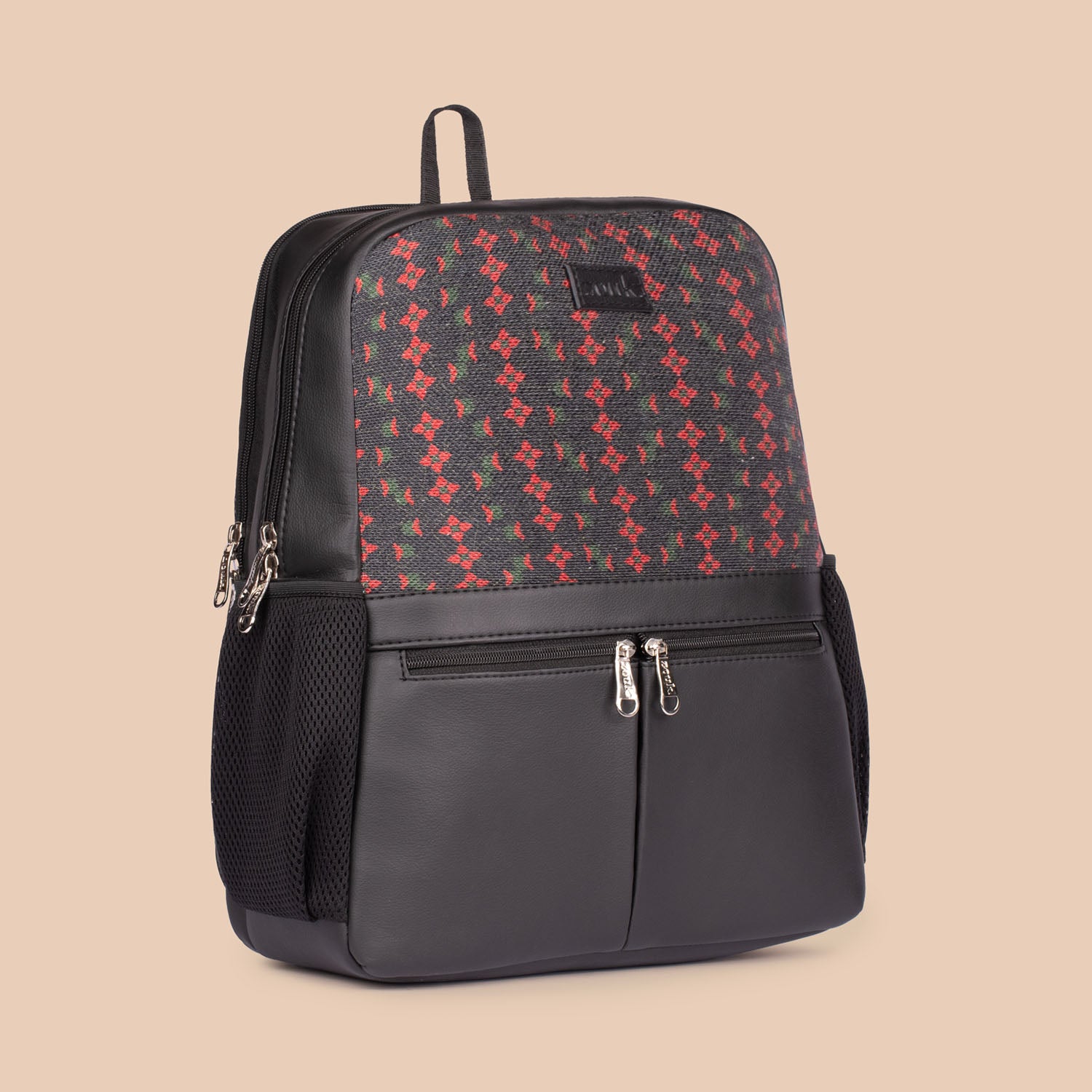 Shobha Niwas Lotus Motif Office Backpack