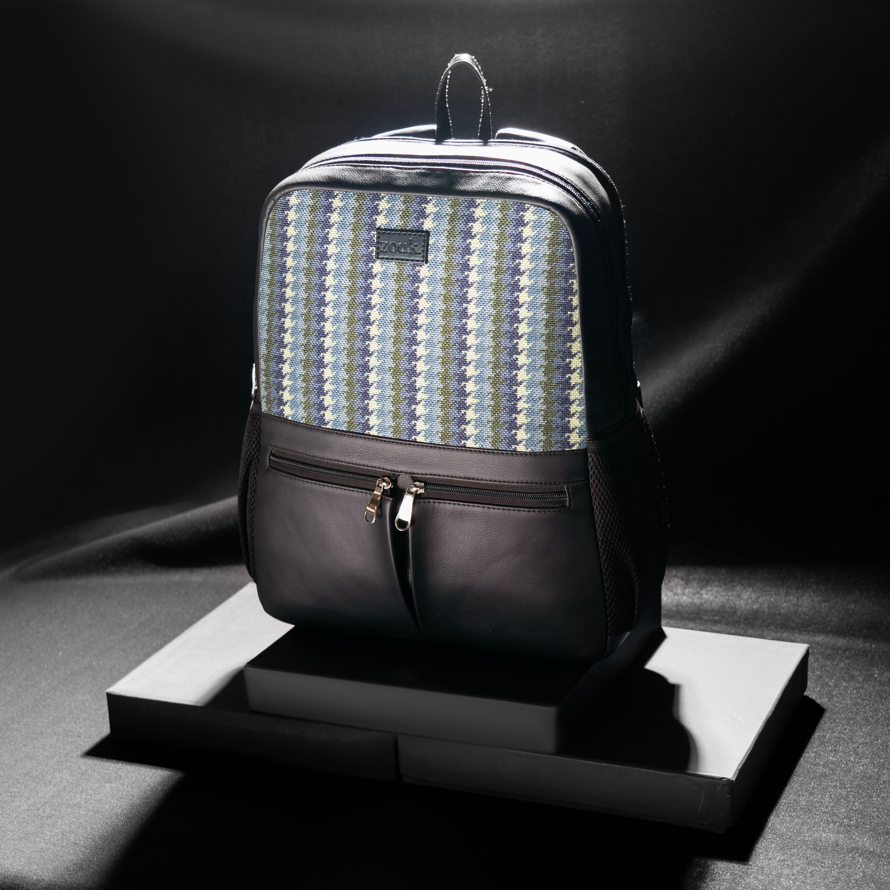 Bombay Houndstooth Office Backpack