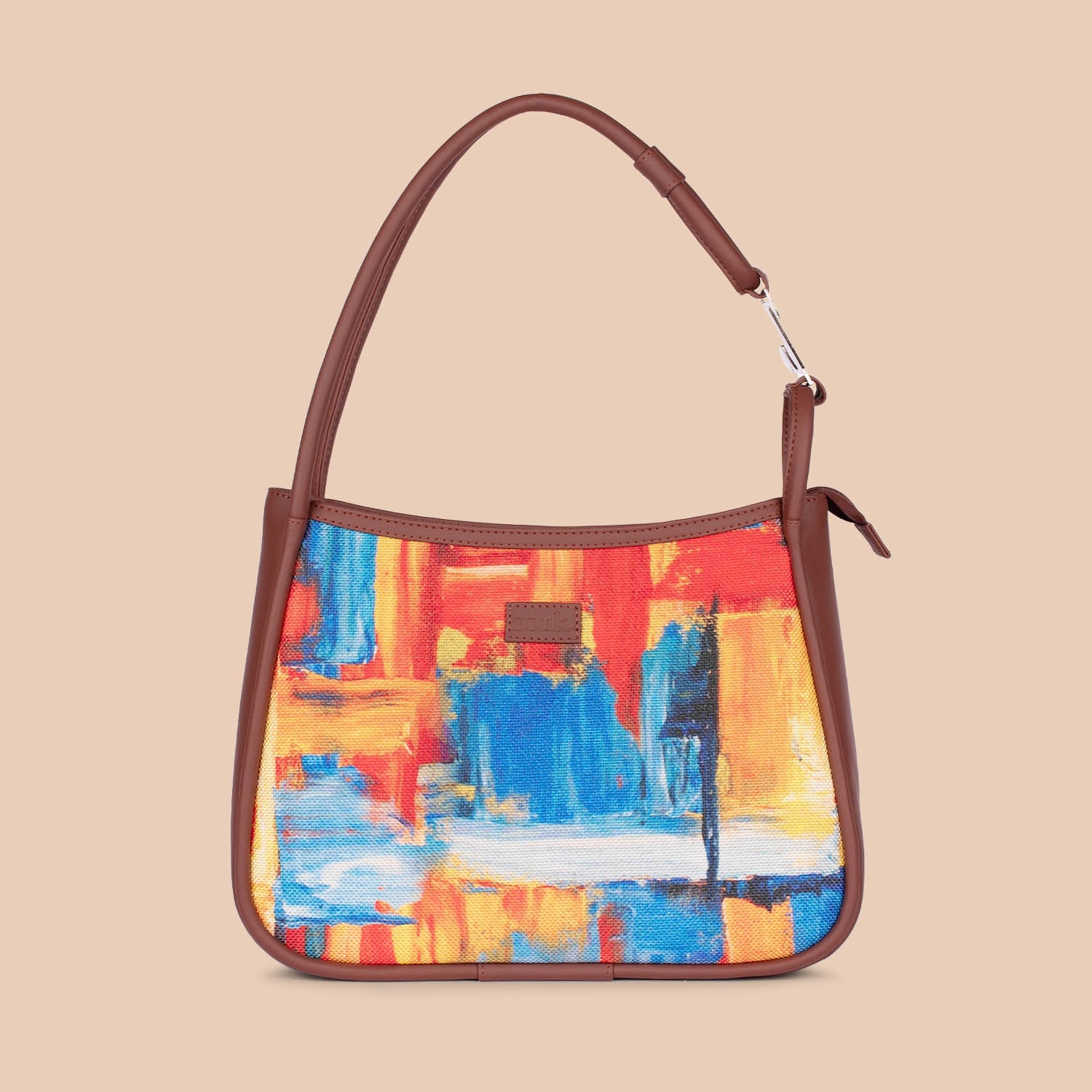 ZIP-Abstract Amaze Sleek Shoulder Bag