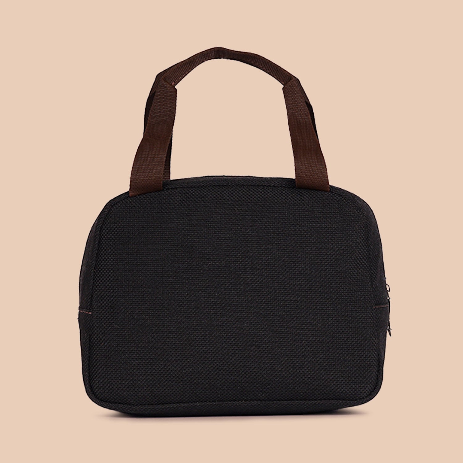 Plain black 2025 lunch bag