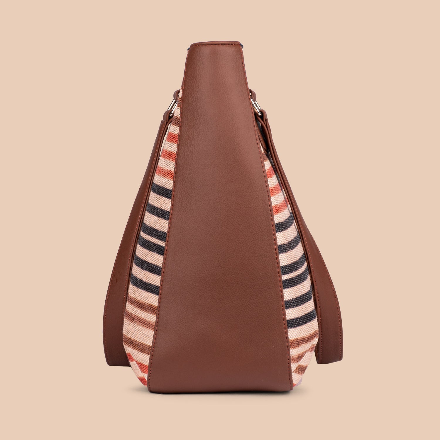 ZIP-Qutub Stripes Getaway Handbag