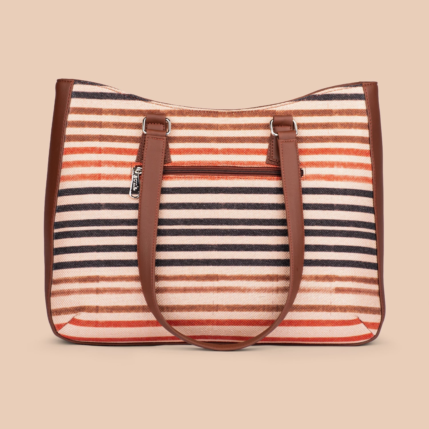ZIP-Qutub Stripes Getaway Handbag