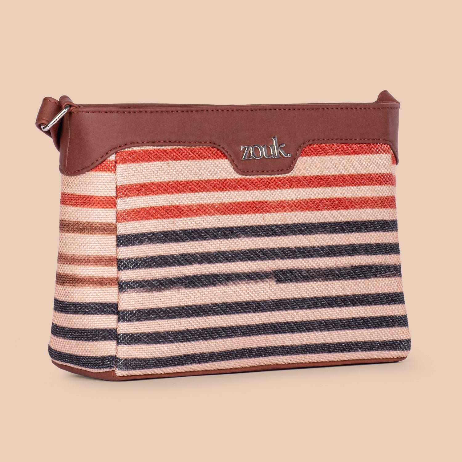 ZIP-Qutub Stripes Harmony Sling Bag