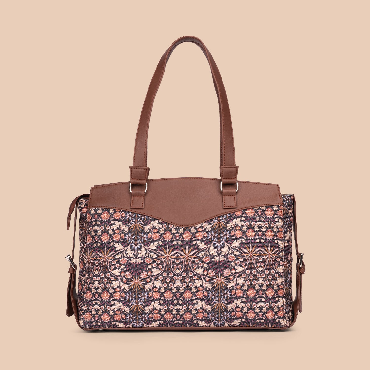 Kashmir Blooms Women's Work Bag Brown