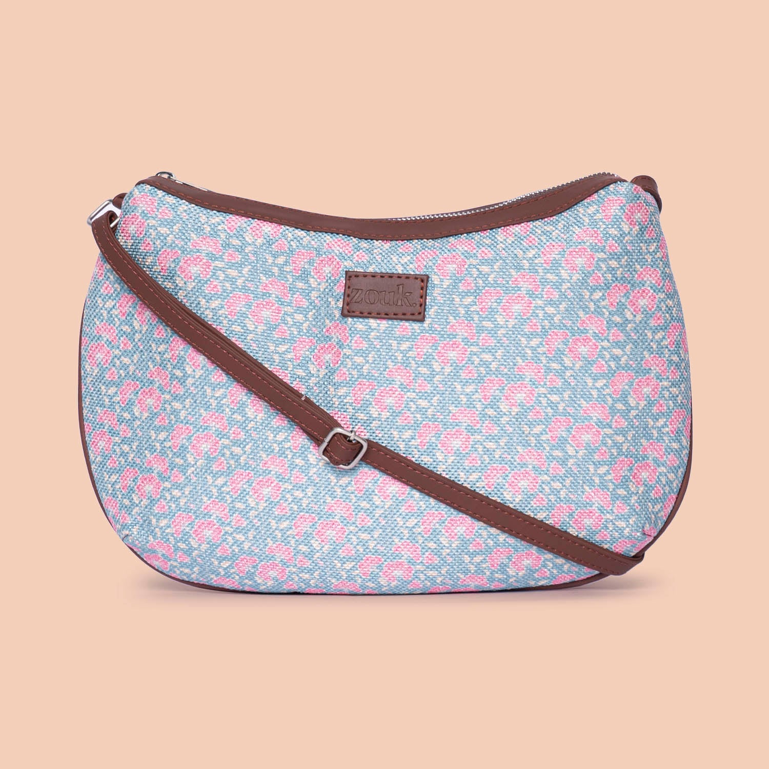 Chettinad Florals Structured Shoulder Bag