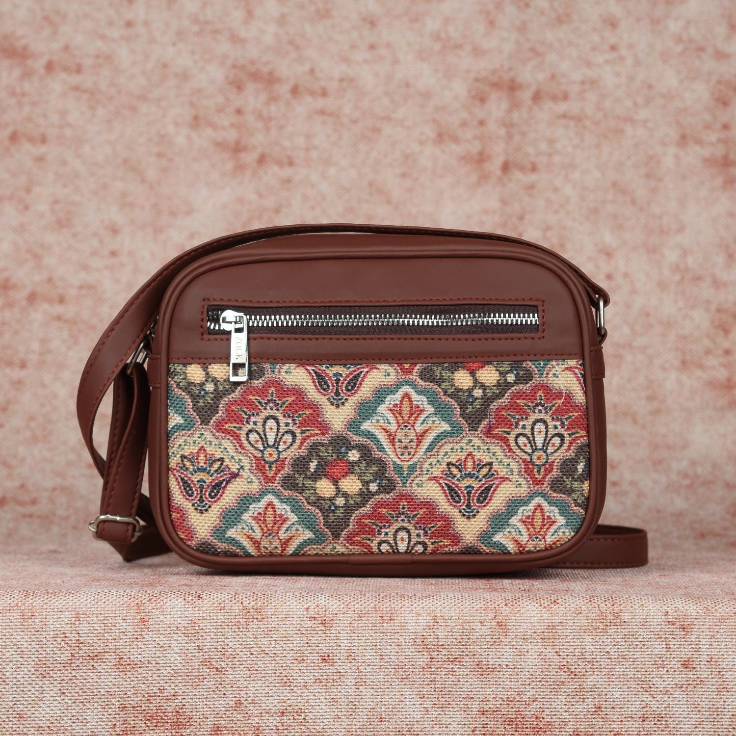 Mughal Art Multicolor - Office Tote Bag & Regular Sling Combo