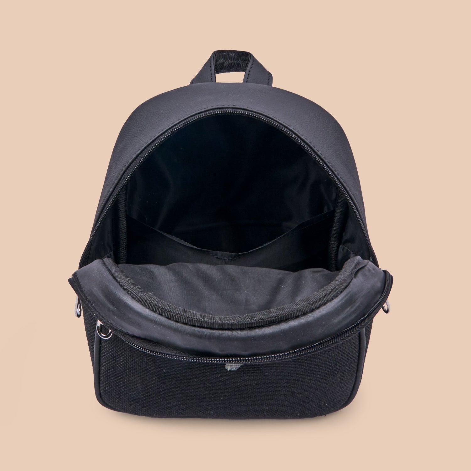 ZIP-Dalila Mini-Daypack - Cashmere Noir (Pink)