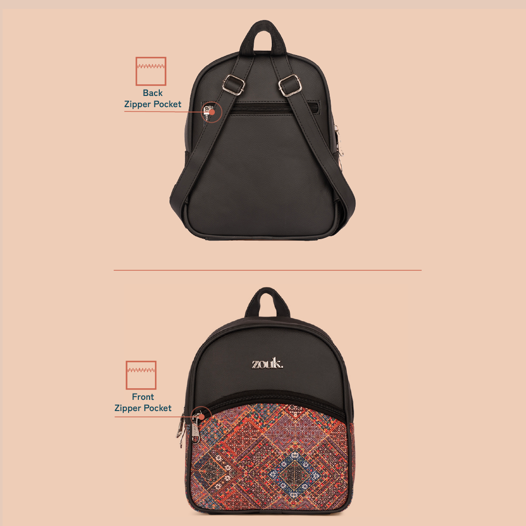 ZIP-Dalila Mini-Daypack - Bhuj Rabari