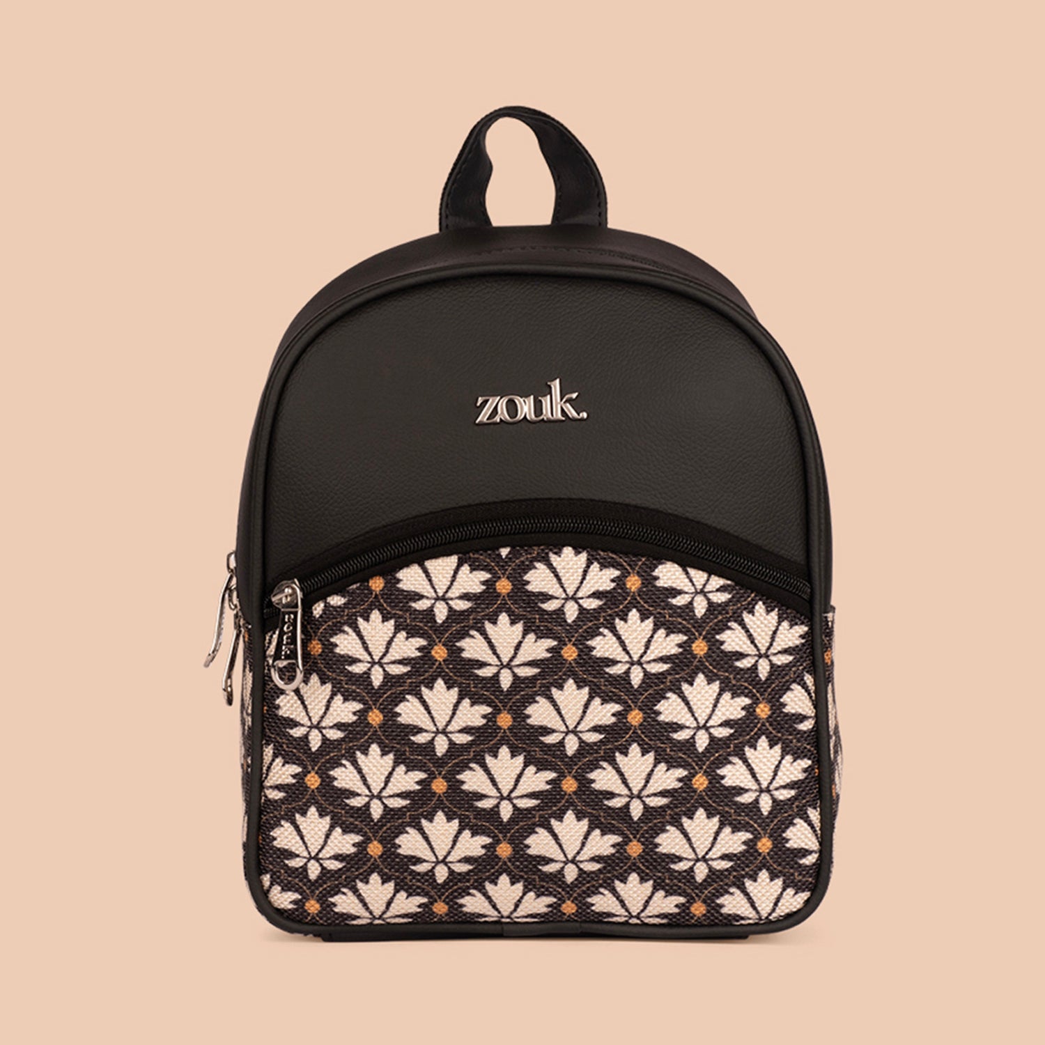 Kashmir Blooms Office Backpack & Dalila Mini-Daypack Bidri Kaiser Combo