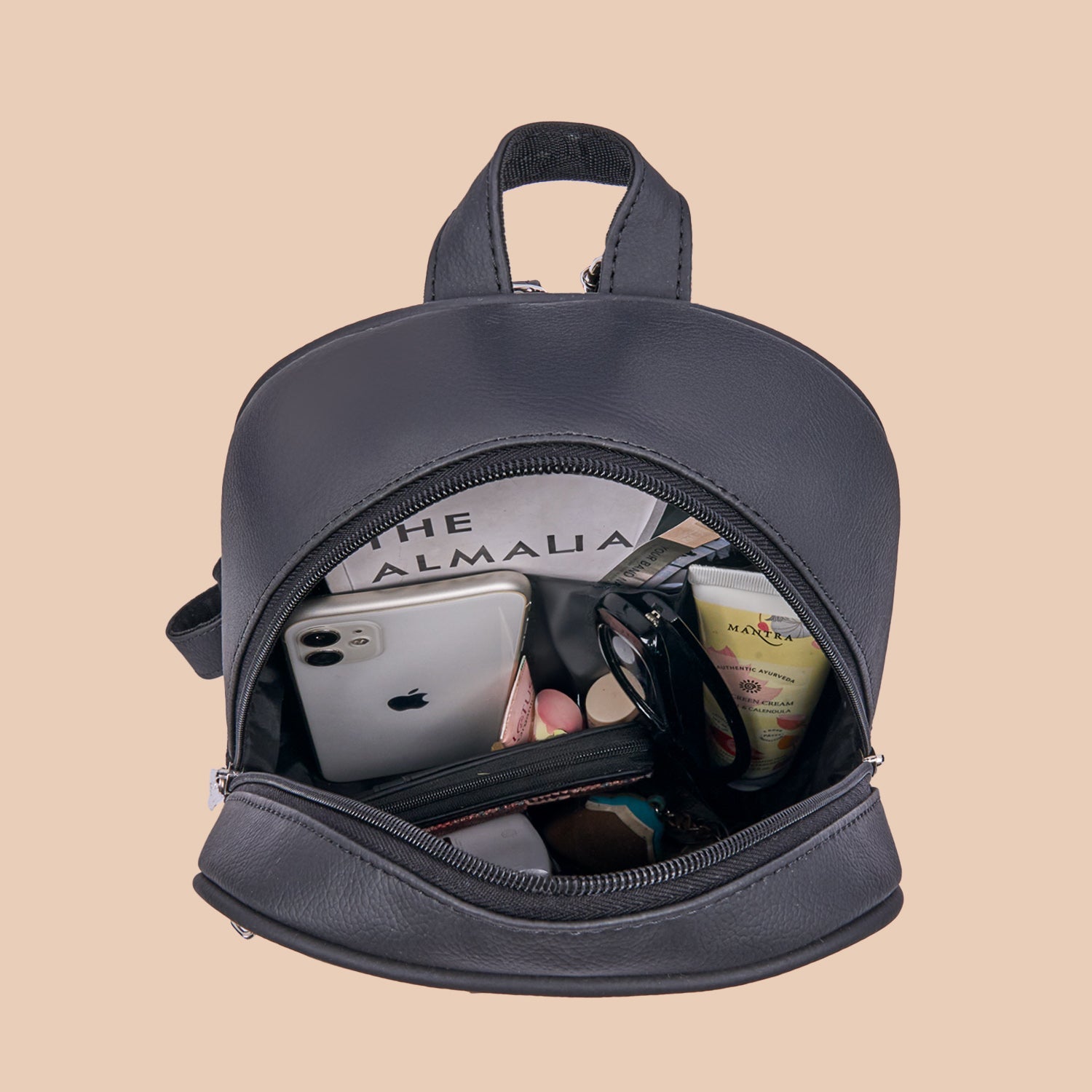 ZIP-Dalila Mini-Daypack - Qutub Stripes