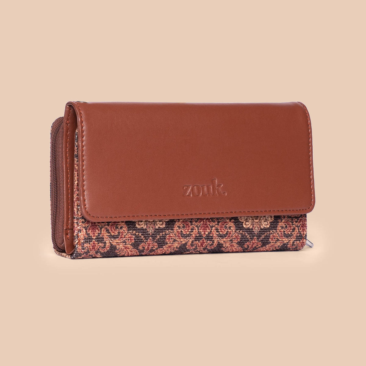 Jodhpur Damask Wristlet Wallet