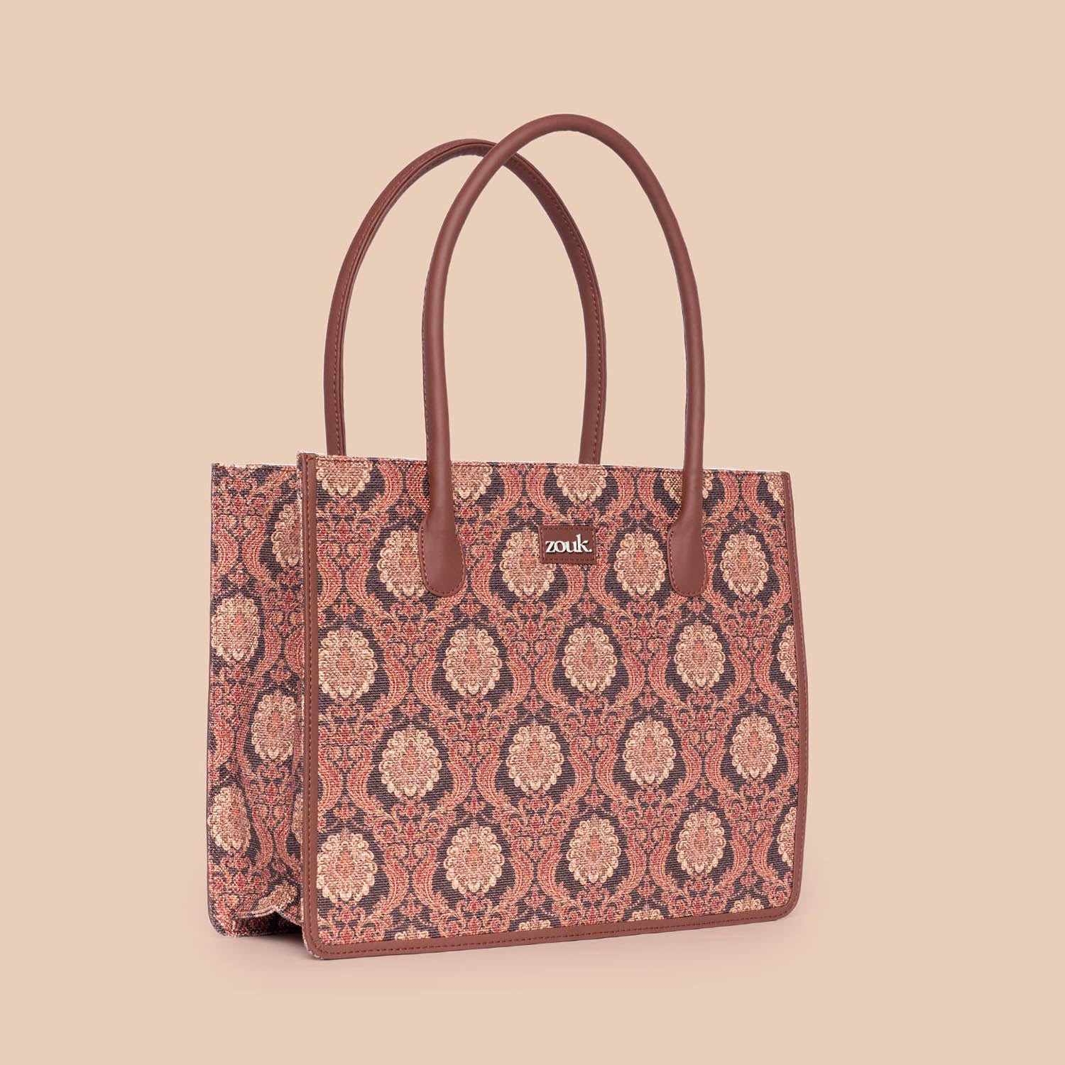 Jodhpur Damask Book Tote