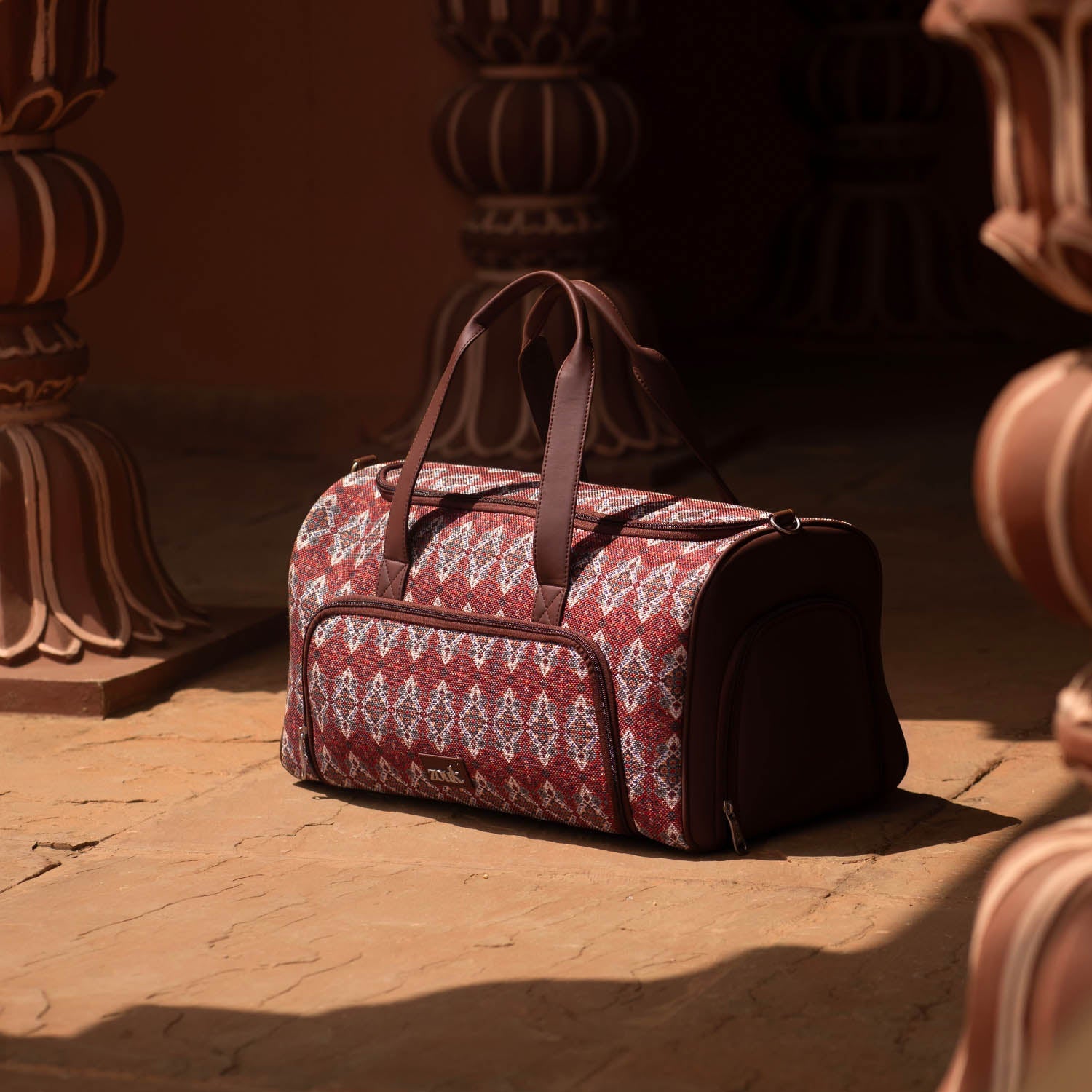 ZIP-Agra Durrie Weekender Duffle Bag