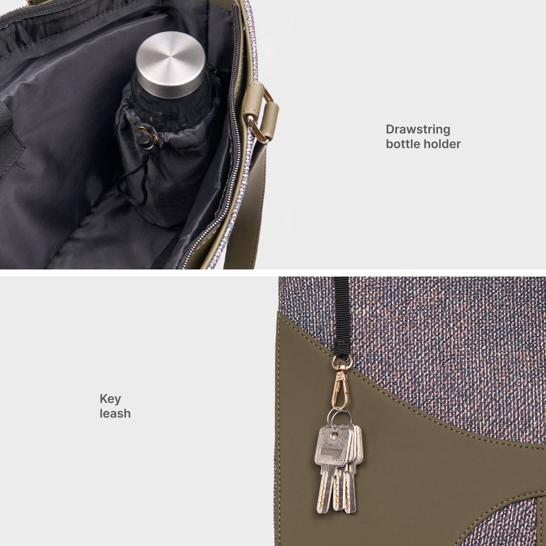 Sandrift Expandable Office Bag (Olive)