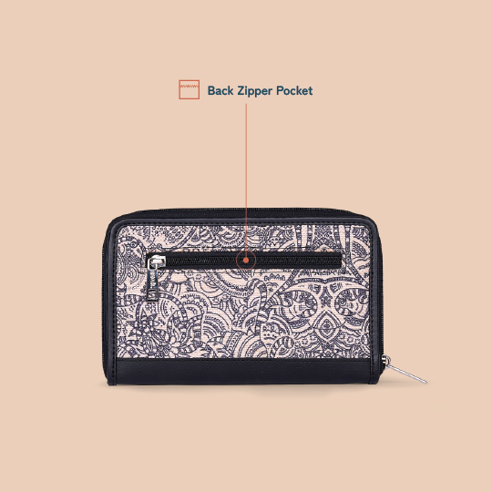 Eden Zipper Wallet - Colaba Shirin