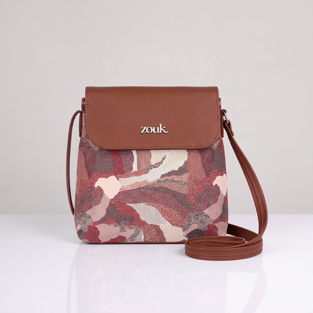 Ellora Echoes Flap Sling Bag