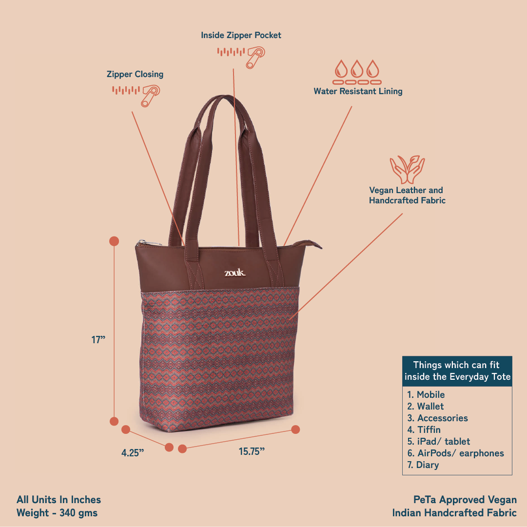 Gwalior Twill Everyday Tote Bag