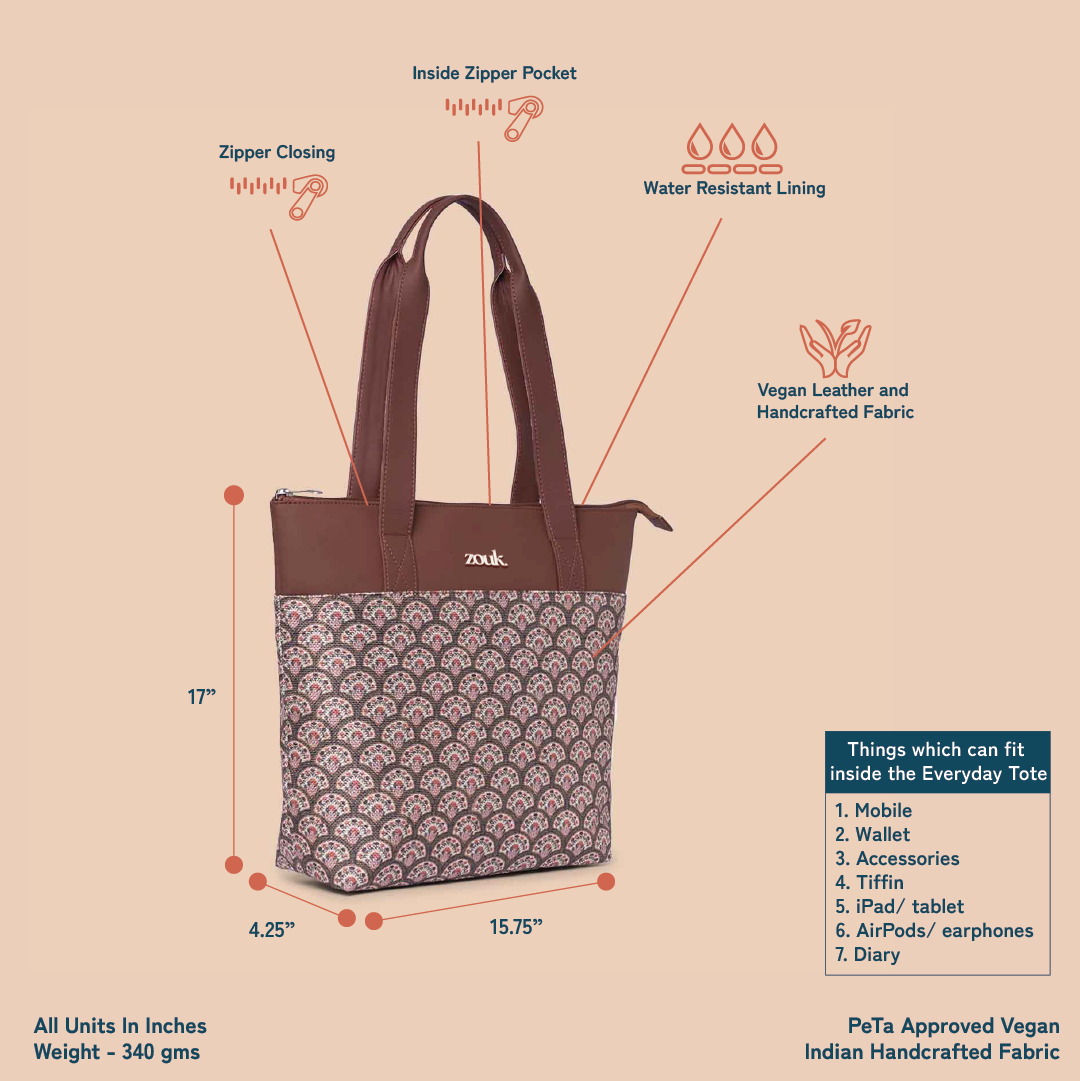 Fatehpur Fresco Everyday Tote Bag