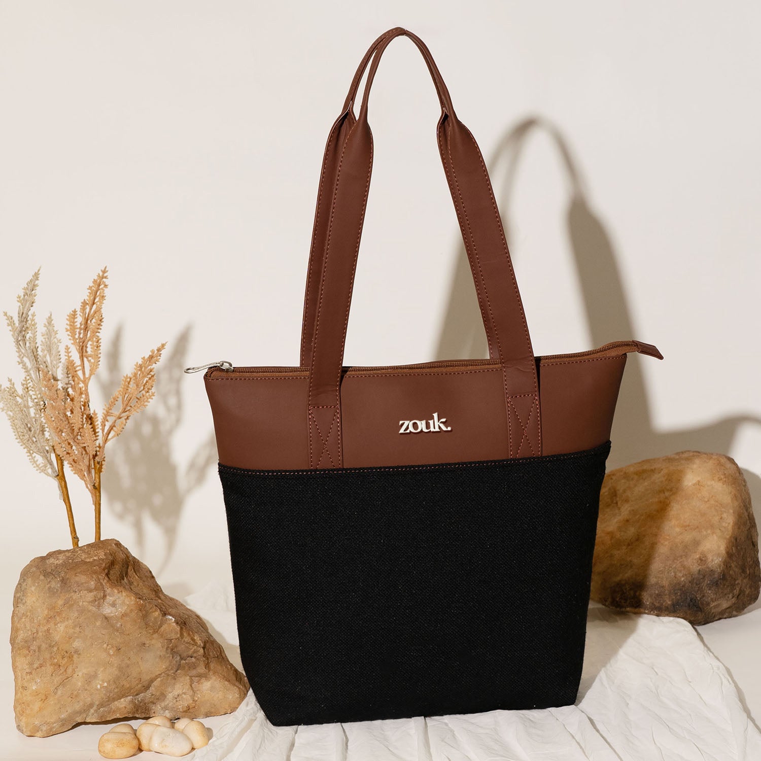 Jet Black Everyday Tote Bag