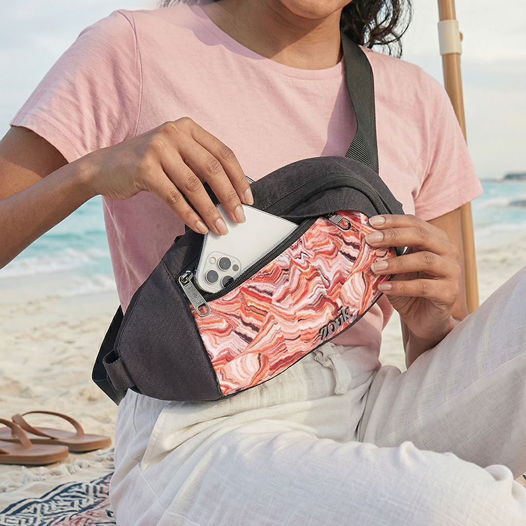 Nicobar Coral Faye Fanny Pack