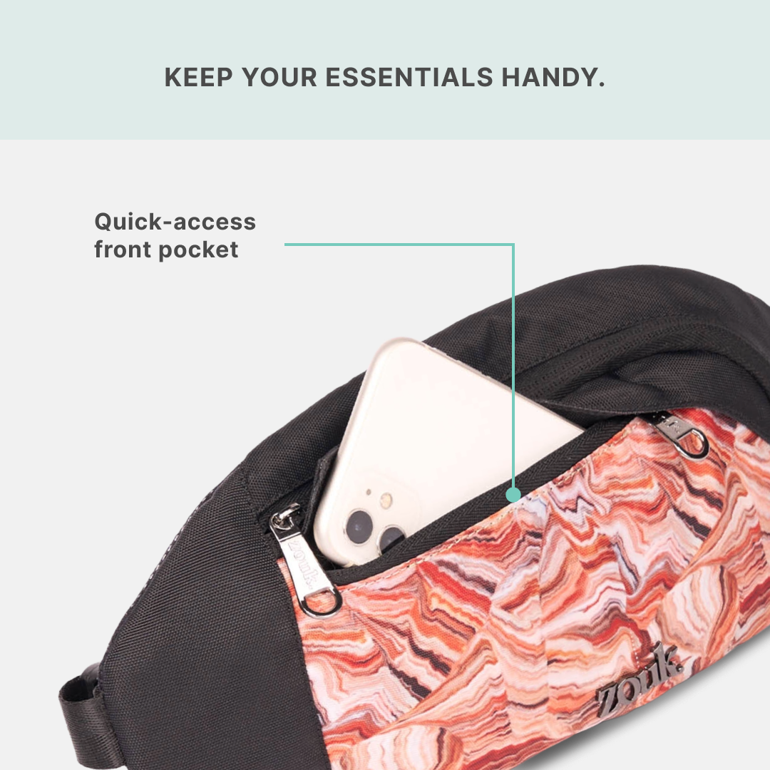 Nicobar Coral Faye Fanny Pack