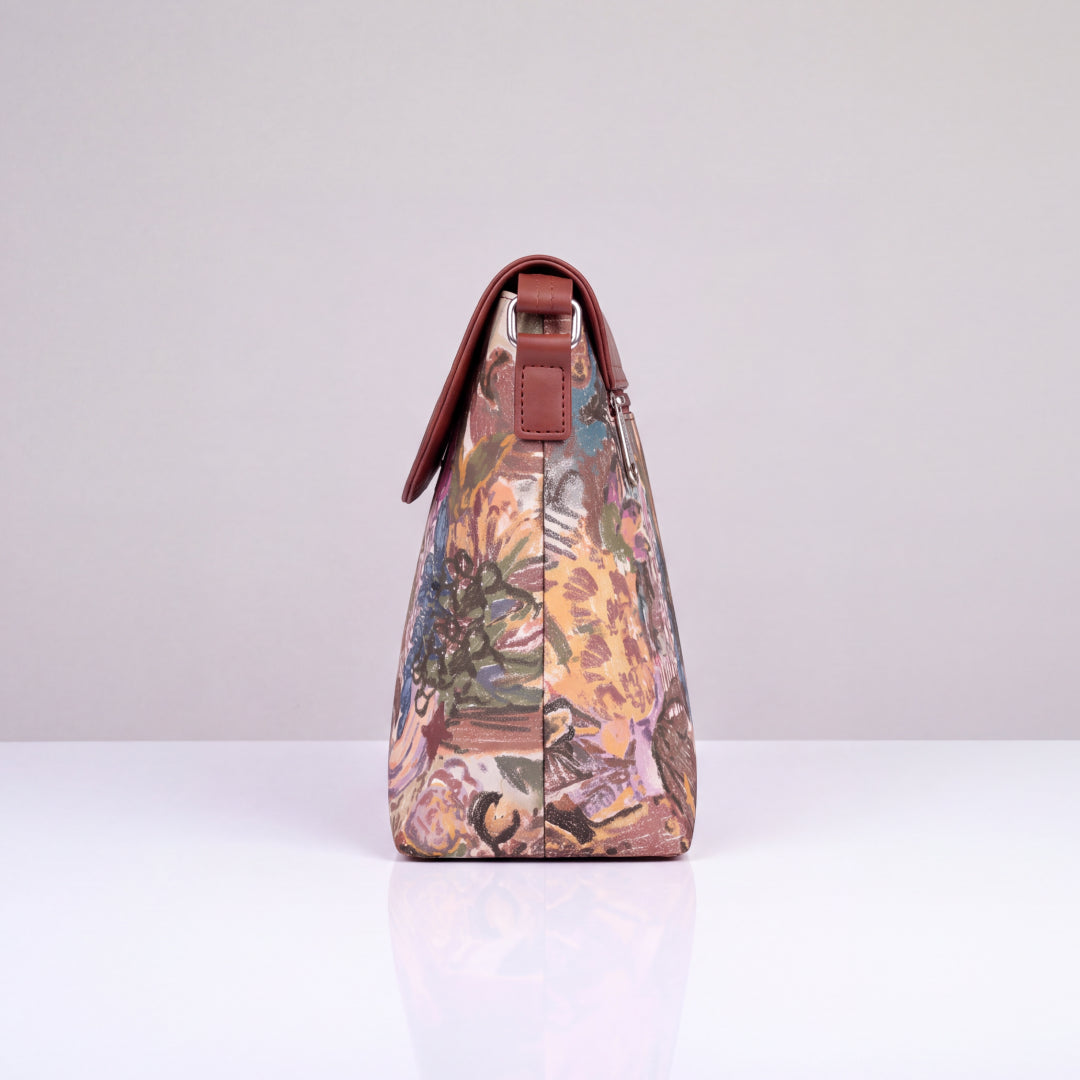 Pushkar Petals Flap Sling Bag