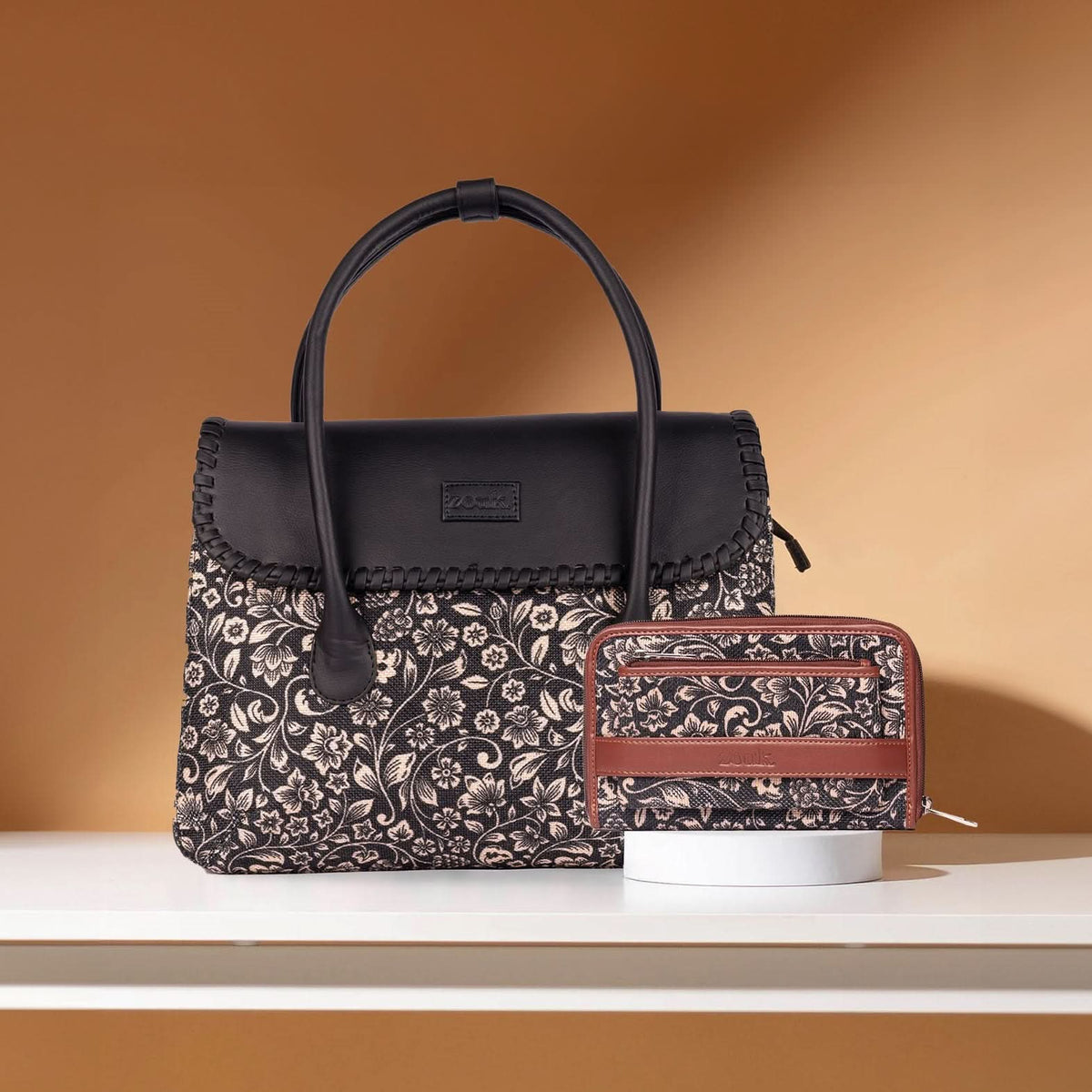 FloMotif - SAK Satchel & Classic Zipper Wallet Combo