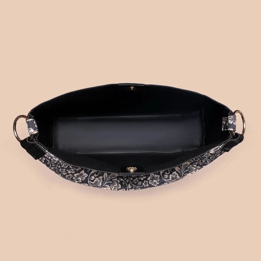 Paisley Print Classic Open Tote