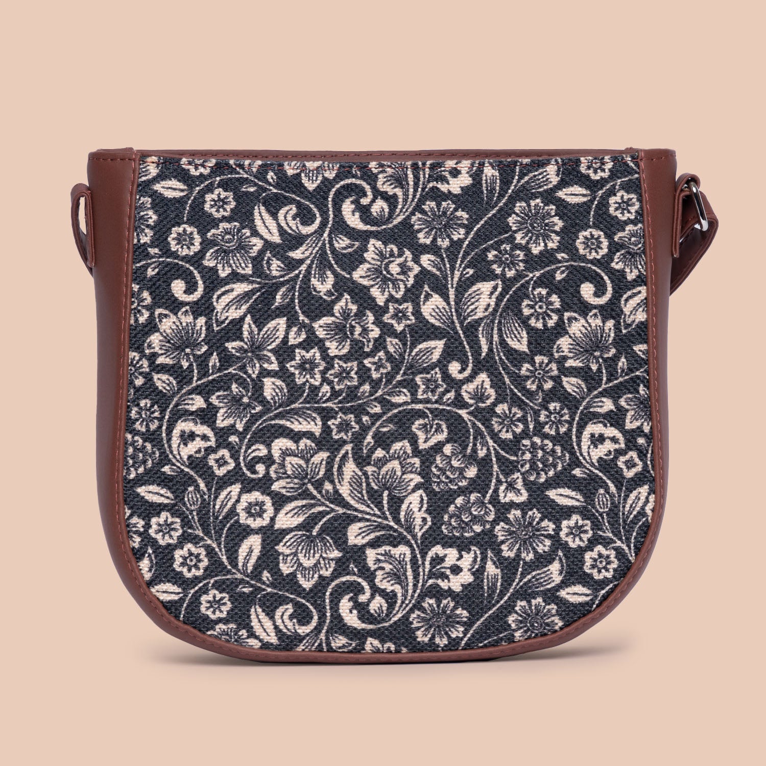 Mughal Garden Print- Handbag & Chain Wallet Combo