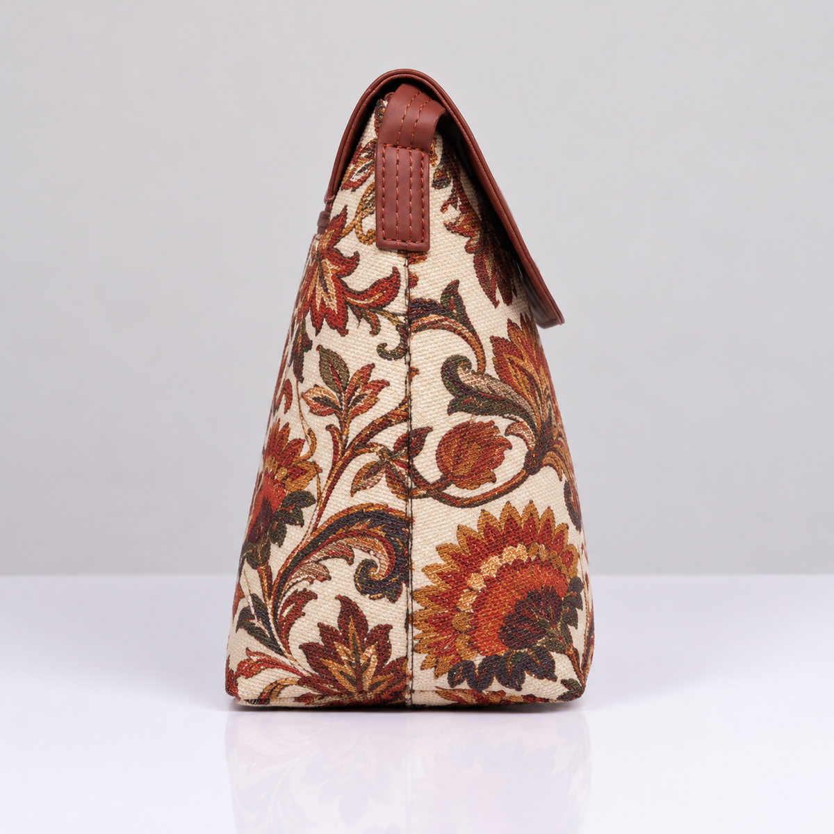 Bagru Gul Flap Sling Bag
