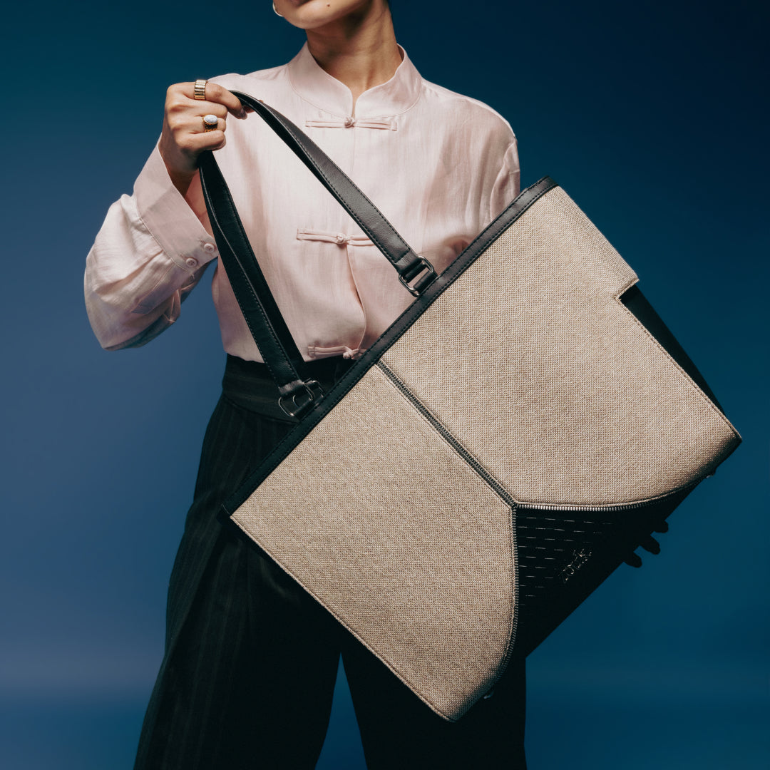 Beige Ascent Office Bag