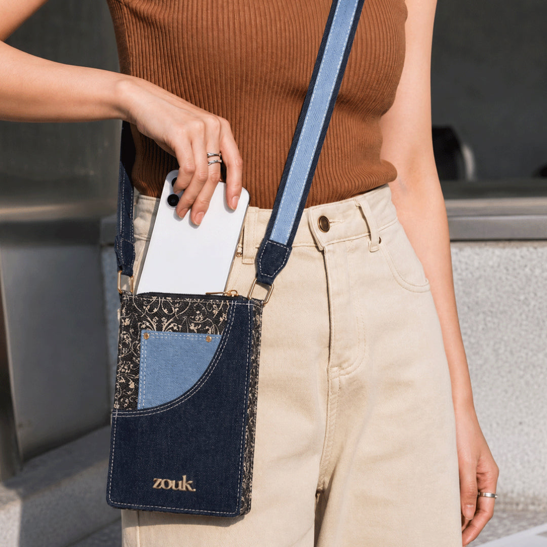 Rumi Phone Sling Lattice Lace