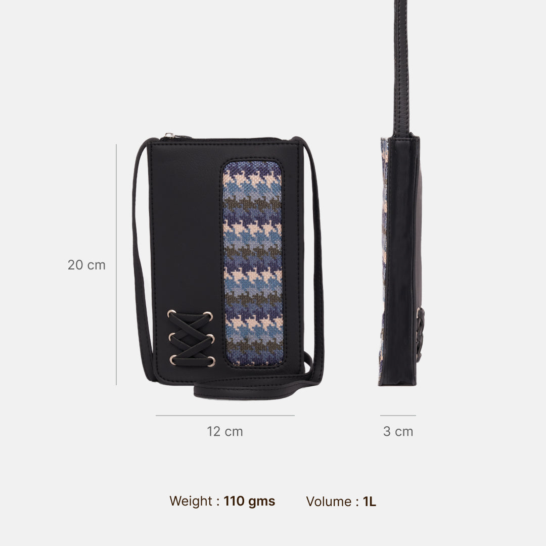 Aarini Phone Sling Bombay Houndstooth