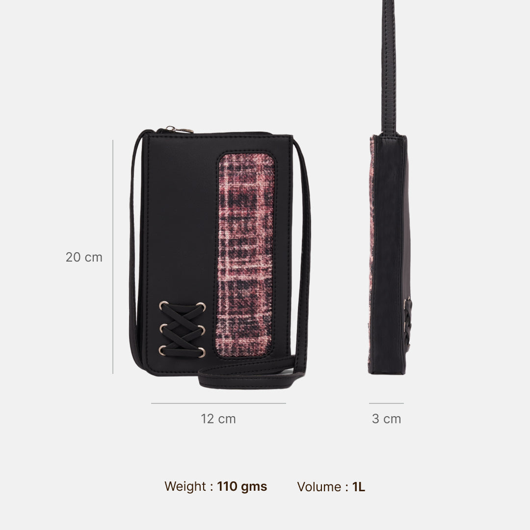 Aarini Phone Sling Cashmere Noir (Pink)