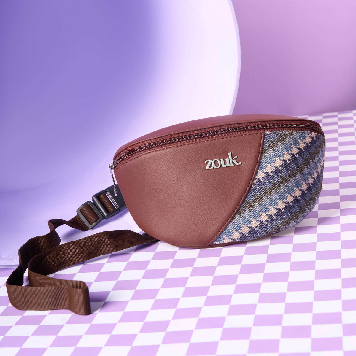 Freya Fanny Pack - Bombay Houndstooth