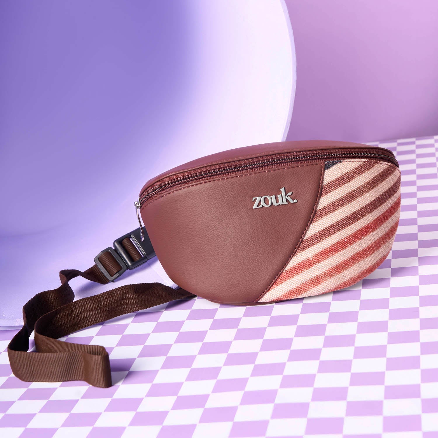ZIP-Freya Fanny Pack - Qutub Stripes