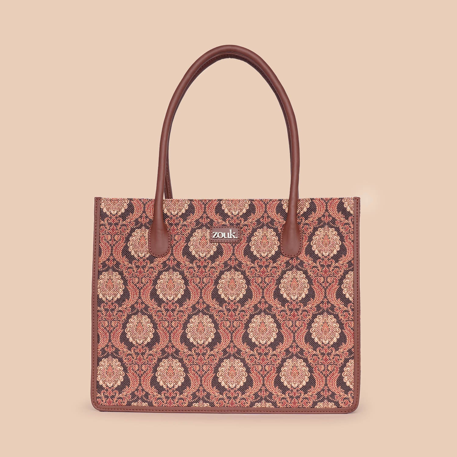 Jodhpur Damask Book Tote