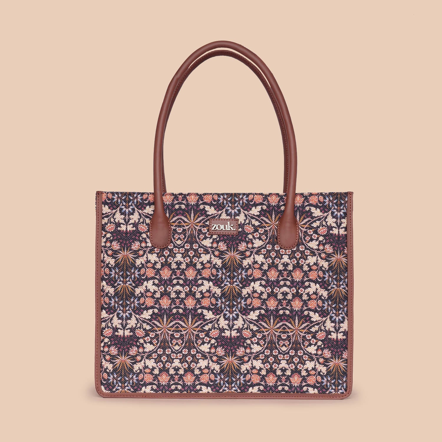 Kashmir Blooms Book Tote